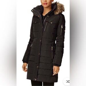 MICHAEL Michael Kors Women's Puffer Winter Coat with Zip Out Hood